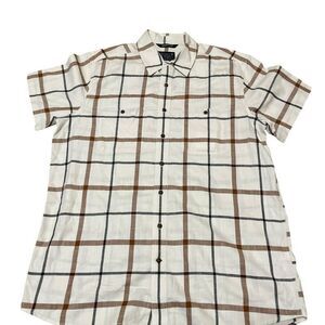 Carhartt 105701-B44 Rugged Flex Plaid Relaxed Fit Short Sleeve Shirt Men's XLT